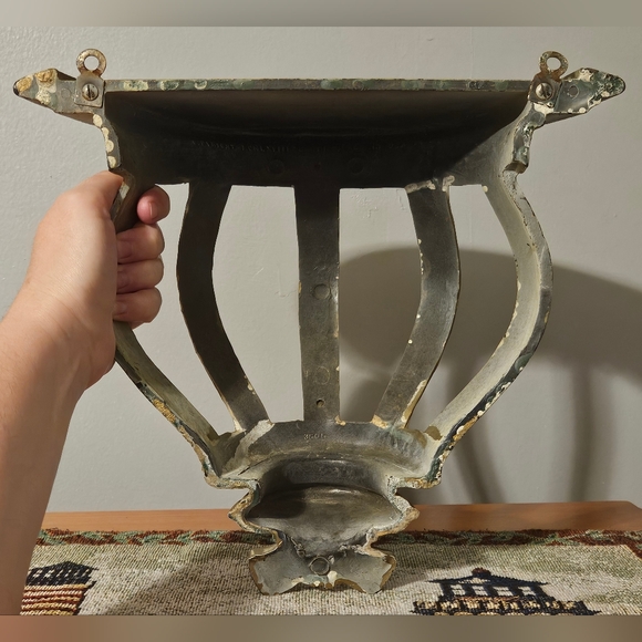 Vintage 1968 Dart Industries 3505 Gold Painted Hanging Wall Shelf - Picture 8 of 11